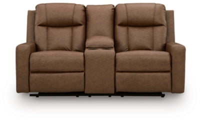 Mackmenville Reclining Loveseat with Console - Ogle Furniture (TN)
