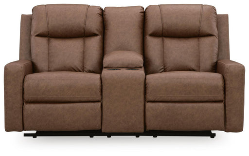 Mackmenville Reclining Loveseat with Console - Ogle Furniture (TN)