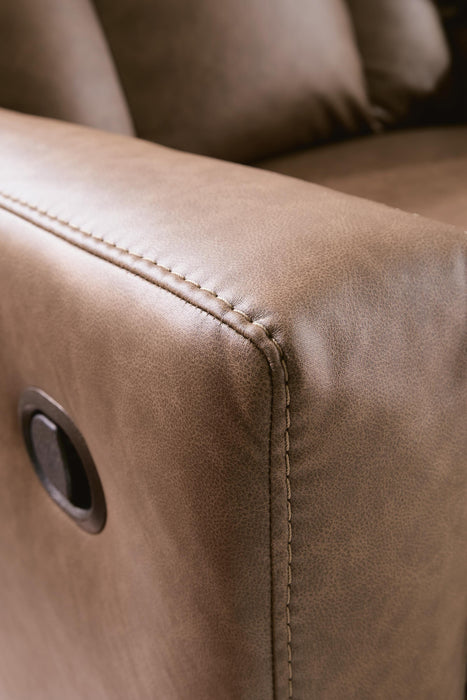 Mackmenville Reclining Loveseat with Console