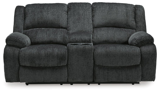Draycoll Reclining Loveseat with Console - Ogle Furniture (TN)