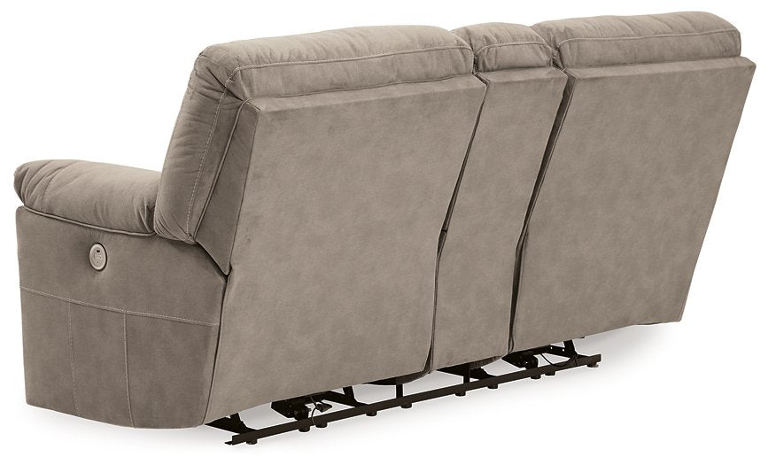 Cavalcade Power Reclining Loveseat with Console - Ogle Furniture (TN)