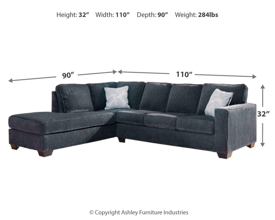 Altari Sleeper Sectional with Chaise - Ogle Furniture (TN)