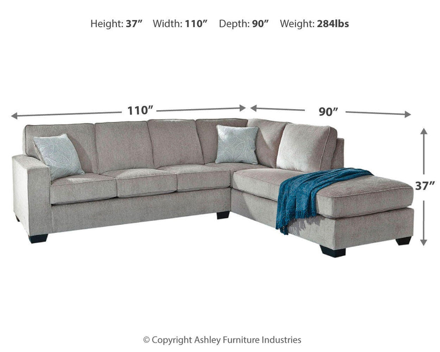 Altari Sleeper Sectional with Chaise - Ogle Furniture (TN)