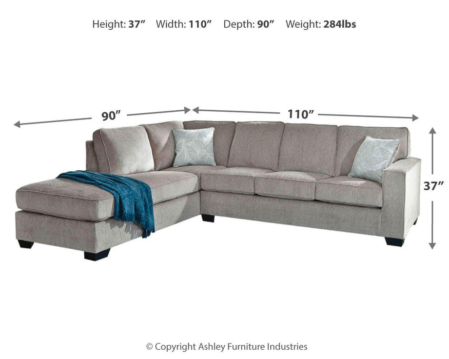 Altari Sleeper Sectional with Chaise - Ogle Furniture (TN)