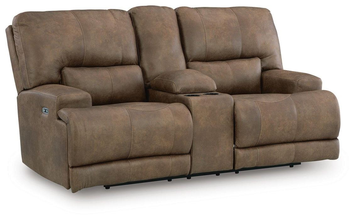 Beckley Place Power Reclining Loveseat with Console
