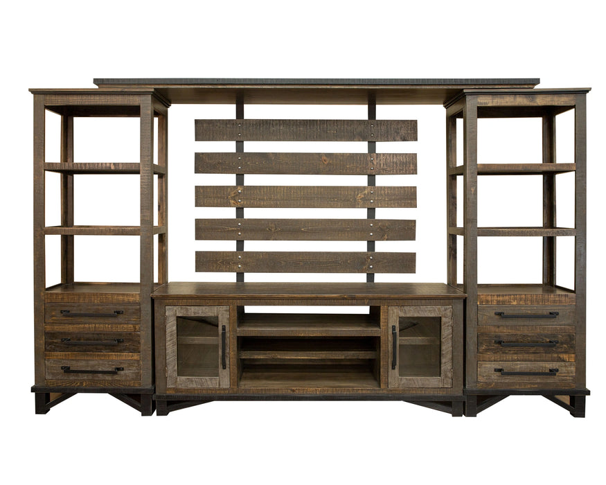 Loft Brown Wall Unit
