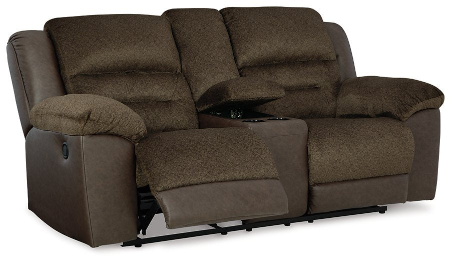 Dorman Reclining Loveseat with Console - Ogle Furniture (TN)
