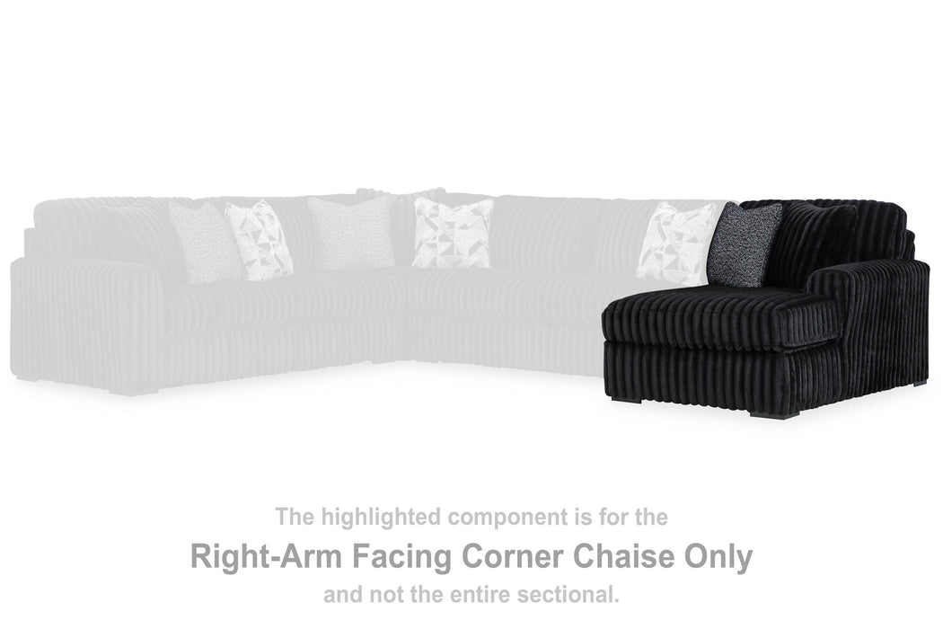 Midnight-Madness Sectional Sofa with Chaise - Ogle Furniture (TN)