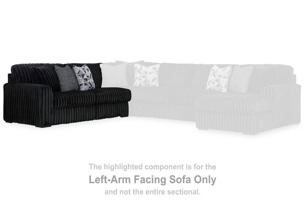 Midnight-Madness Sectional Sofa with Chaise - Ogle Furniture (TN)