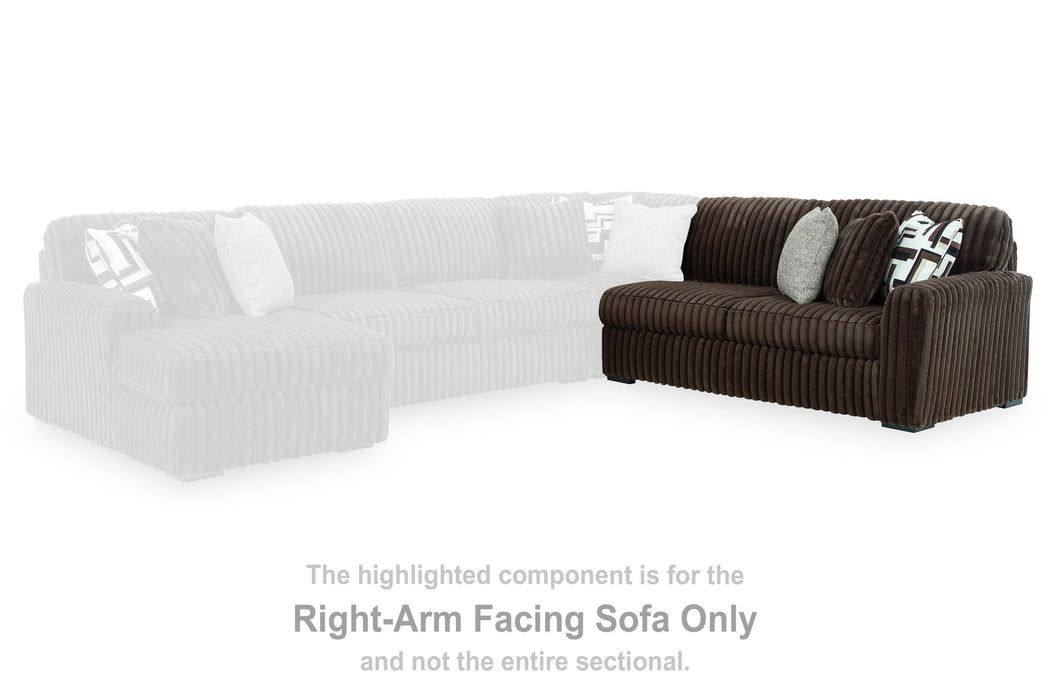Midnight-Madness Sectional with Chaise
