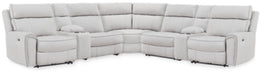 Social Pointe Reclining Sectional with Storage Consoles - Ogle Furniture (TN)