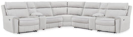 Social Pointe Reclining Sectional with Storage Consoles - Ogle Furniture (TN)