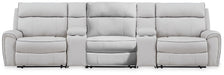 Social Pointe Reclining Sectional with Storage Consoles - Ogle Furniture (TN)