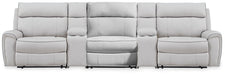 Social Pointe Reclining Sectional with Storage Consoles - Ogle Furniture (TN)