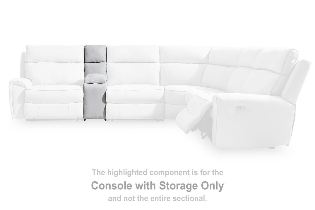 Social Pointe Reclining Sectional with Storage Consoles - Ogle Furniture (TN)