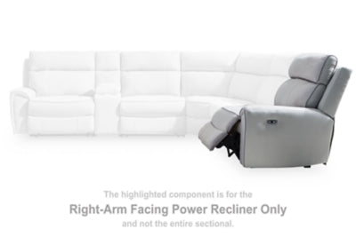 Social Pointe Reclining Sectional with Storage Consoles - Ogle Furniture (TN)