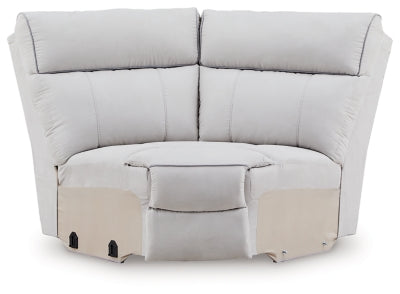 Social Pointe Reclining Sectional with Storage Consoles - Ogle Furniture (TN)
