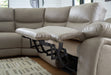 Narwhal Place Reclining Sectional with Storage Console - Ogle Furniture (TN)