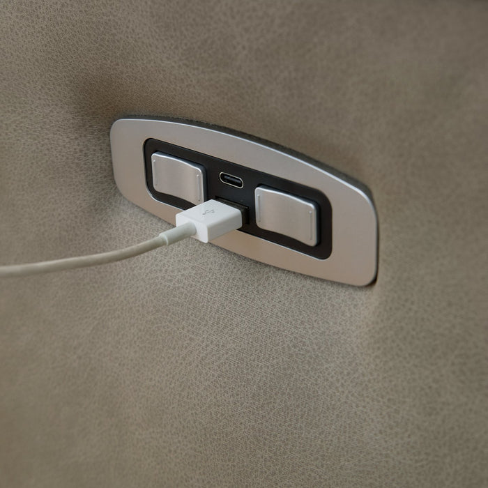 Narwhal Place Reclining Sectional with Storage Console - Ogle Furniture (TN)