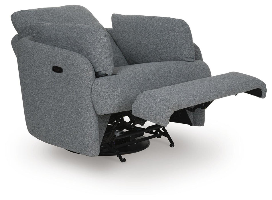 Alainmont Next-Gen Nuvella Swivel Power Recliner - Ogle Furniture (TN)