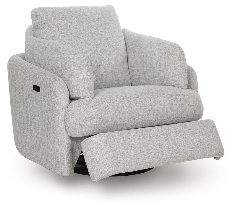 Alainmont Next-Gen Nuvella Swivel Power Recliner - Ogle Furniture (TN)