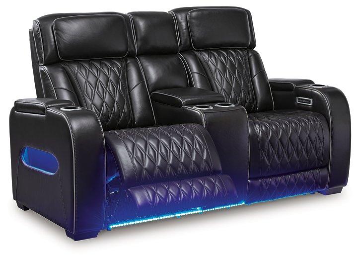 Boyington Power Reclining Loveseat with Console - Ogle Furniture (TN)
