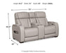 Boyington Power Reclining Loveseat with Console - Ogle Furniture (TN)