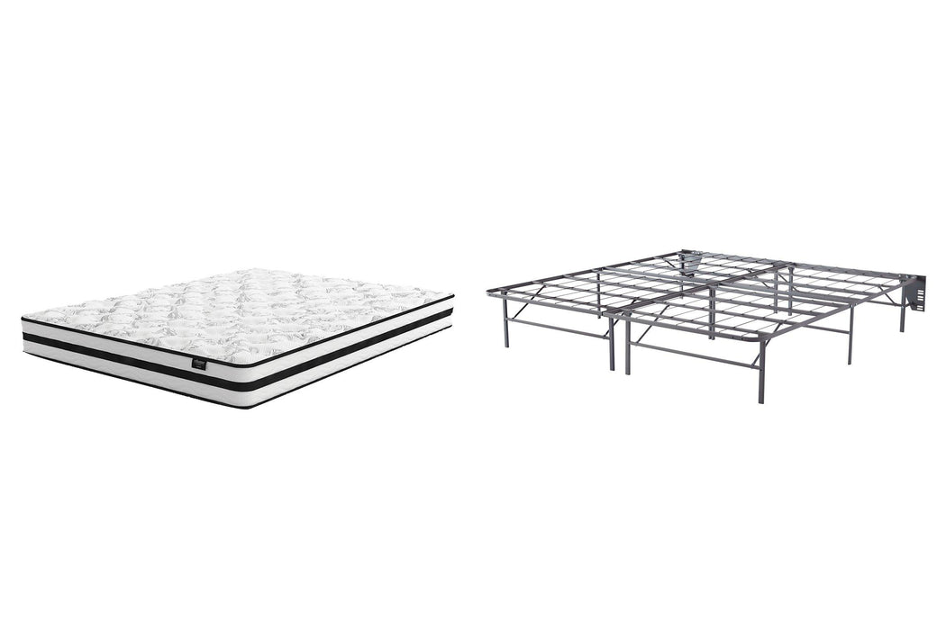 8 Inch Chime Innerspring Mattress Set - Ogle Furniture (TN)