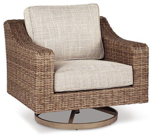 Beachcroft Outdoor Swivel Lounge with Cushion - Ogle Furniture (TN)