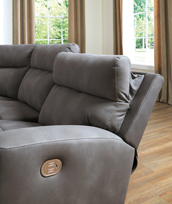Next-Gen DuraPella Power Reclining Sectional Loveseat - Ogle Furniture (TN)