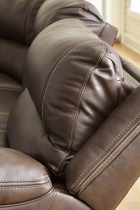 Dunleith Power Reclining Loveseat with Console - Ogle Furniture (TN)