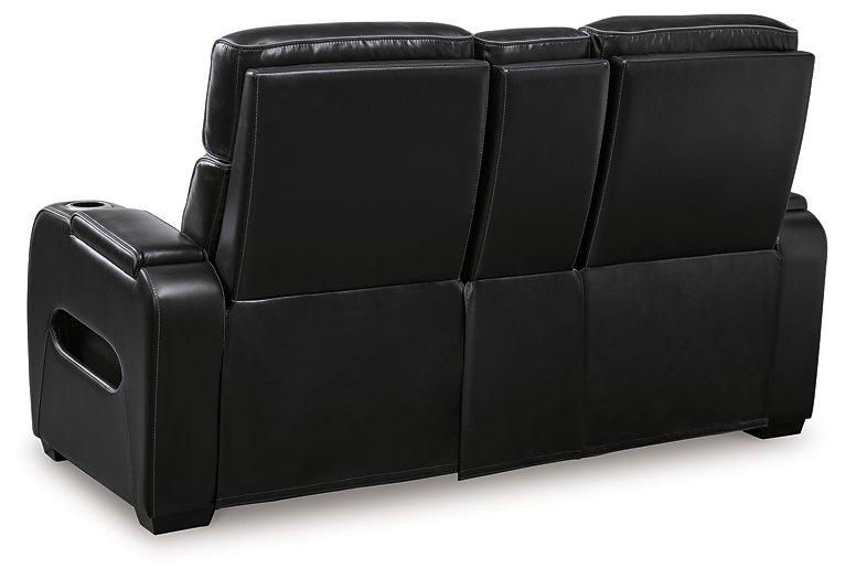 Boyington Power Reclining Loveseat with Console - Ogle Furniture (TN)