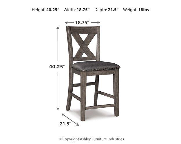 Caitbrook Counter Height Upholstered Bar Stool - Ogle Furniture (TN)