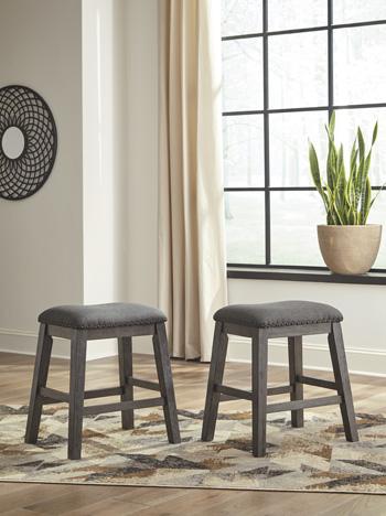 Caitbrook Counter Height Upholstered Bar Stool - Ogle Furniture (TN)