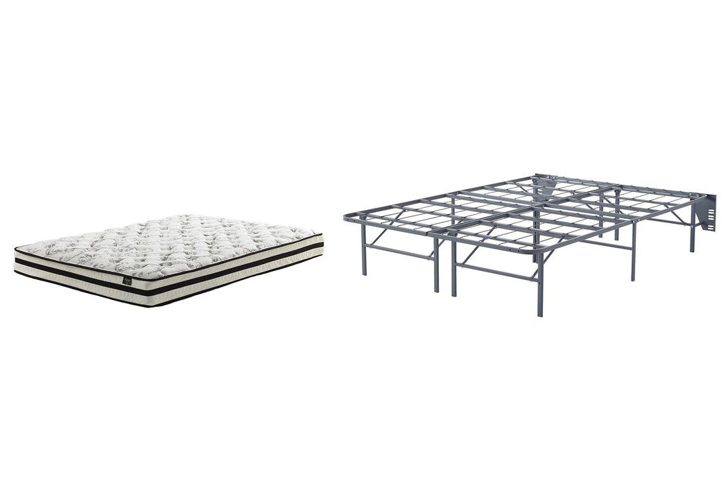 8 Inch Chime Innerspring Mattress Set - Ogle Furniture (TN)