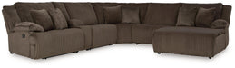 Top Tier Reclining Sectional with Chaise - Ogle Furniture (TN)