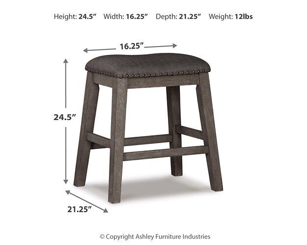 Caitbrook Counter Height Upholstered Bar Stool - Ogle Furniture (TN)
