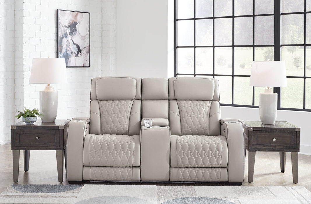 Boyington Power Reclining Loveseat with Console - Ogle Furniture (TN)
