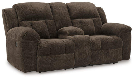 Frohn Reclining Loveseat with Console - Ogle Furniture (TN)