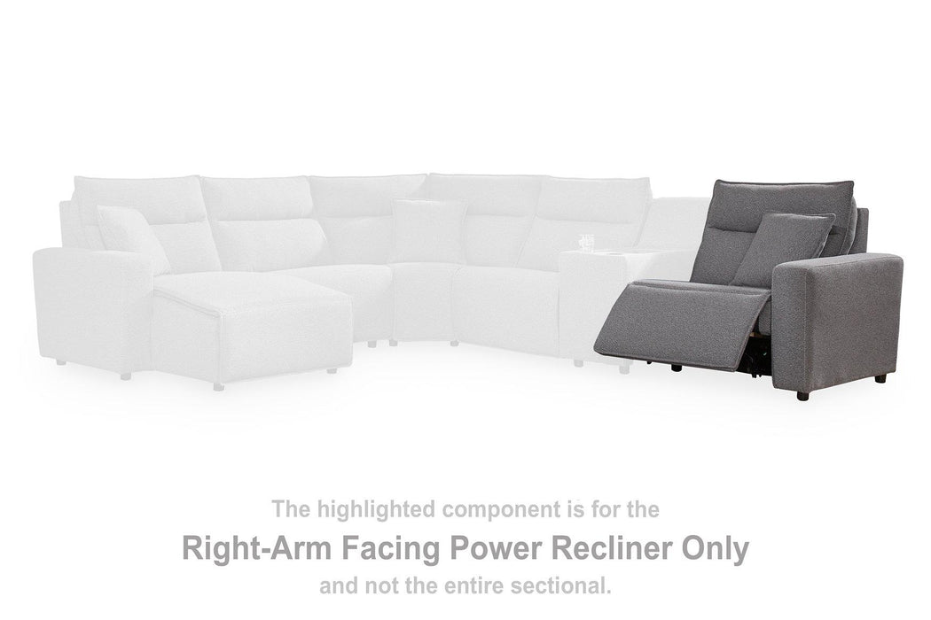 Modmax Reclining Sectional with Audio Consoles - Ogle Furniture (TN)