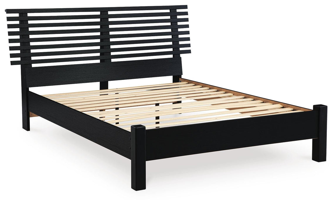 Danziar Queen Slat Bed - Ogle Furniture (TN)