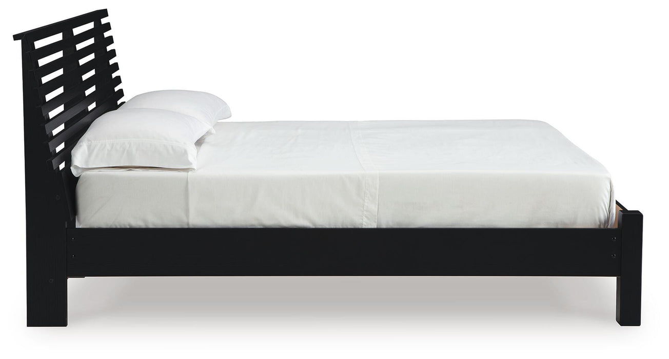 Danziar Queen Slat Bed - Ogle Furniture (TN)