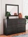 Hollivern Dresser and Mirror - Ogle Furniture (TN)
