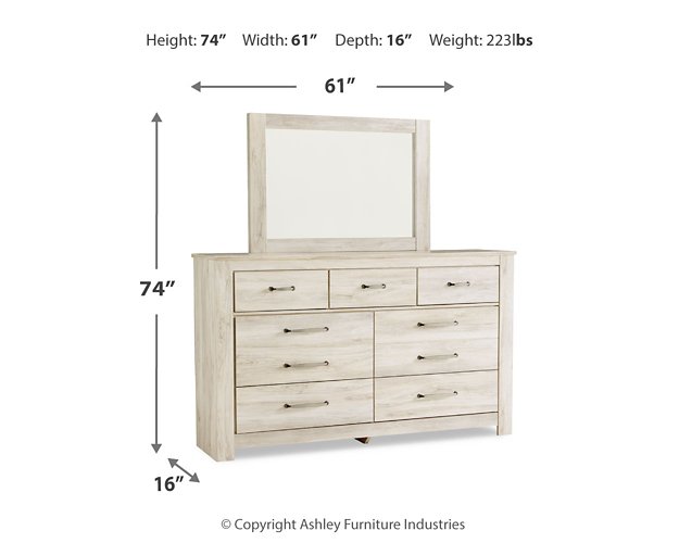 Bellaby Dresser and Mirror - Ogle Furniture (TN)