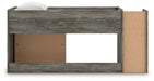 Frandern Loft Bed with Bookcase Storage - Ogle Furniture (TN)