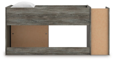 Frandern Loft Bed with Bookcase Storage - Ogle Furniture (TN)