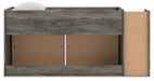 Frandern Loft Bed with Bookcase Storage - Ogle Furniture (TN)