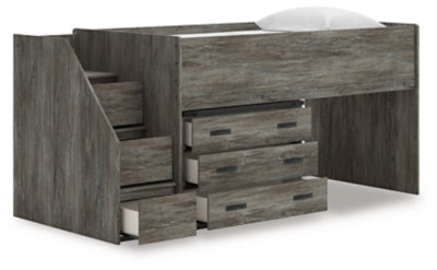 Frandern Loft Bed with Drawer Storage - Ogle Furniture (TN)