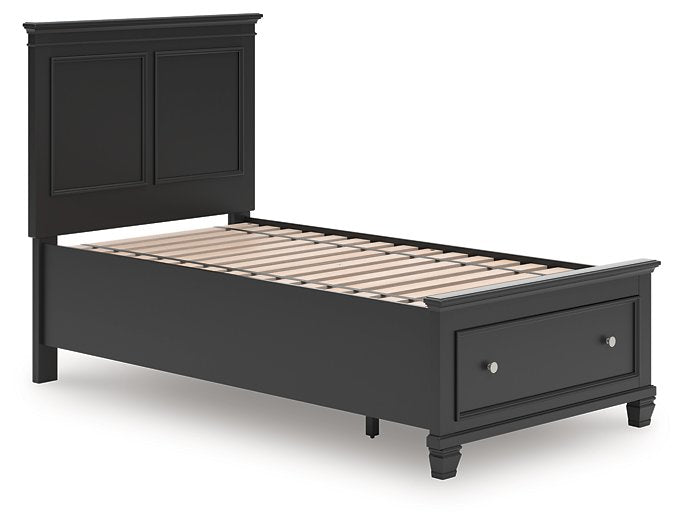 Lanolee Panel Storage Bed