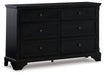 Chylanta Dresser and Mirror - Ogle Furniture (TN)